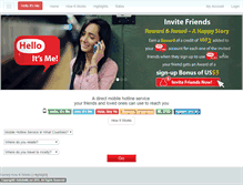 Tablet Screenshot of helloitsme.net